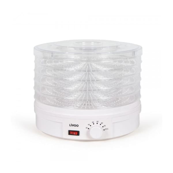 Déshydrateur alimentaire LIVOO 245W 5 plateaux Blanc (DOM202) Déshydrateur alimentaire LIVOO 245W 5 plateaux Blanc (DOM202)